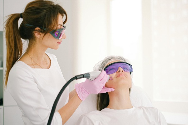 Fractional laser skin resurfacing treatment at Solara Aesthetics